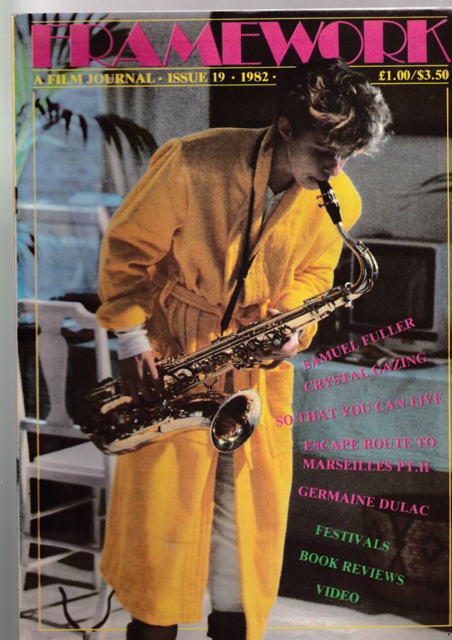 FRAMEWORK magazine cover Issue 19 Autumn/September 1982