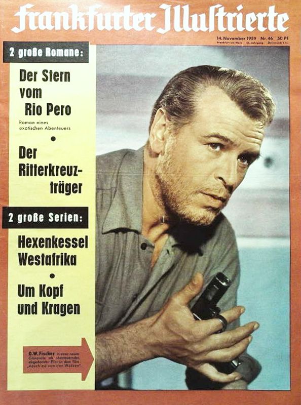 FRANKFURTER ILLUSTRIERTE magazine side cover Issue 46 14 November 1959