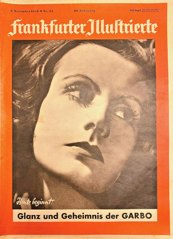 FRANKFURTER ILLUSTRIERTE magazine side cover Issue 44 2 November 1952