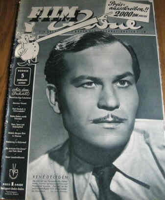 FILM REVUE magazine cover Issue 5  1949
