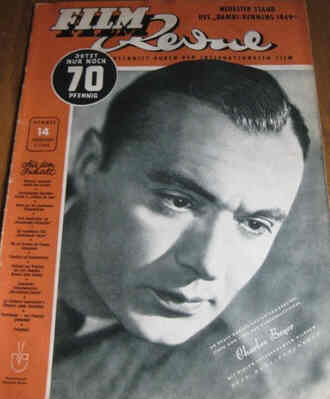 FILM REVUE magazine cover Issue 14  1949