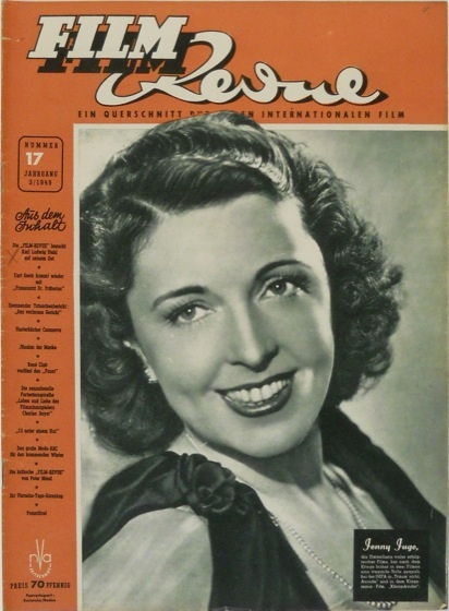 FILM REVUE magazine cover Issue 17  1949