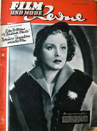 FILM REVUE magazine cover Issue 4  1950