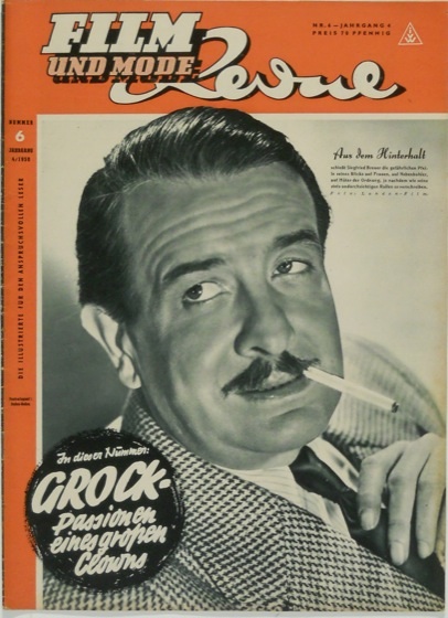 FILM REVUE magazine cover Issue 6  1950
