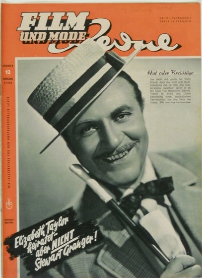 FILM REVUE magazine cover Issue 12  1950