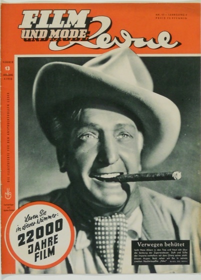 FILM REVUE magazine cover Issue 13  1950