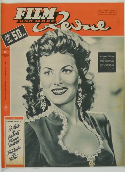 FILM REVUE magazine cover Issue 16  1950