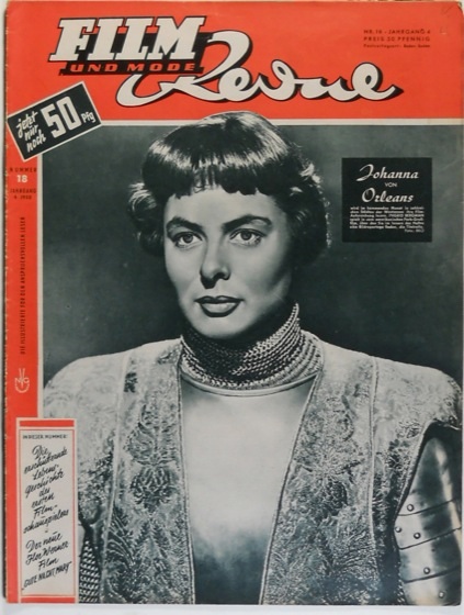 FILM REVUE magazine cover Issue 18  1950