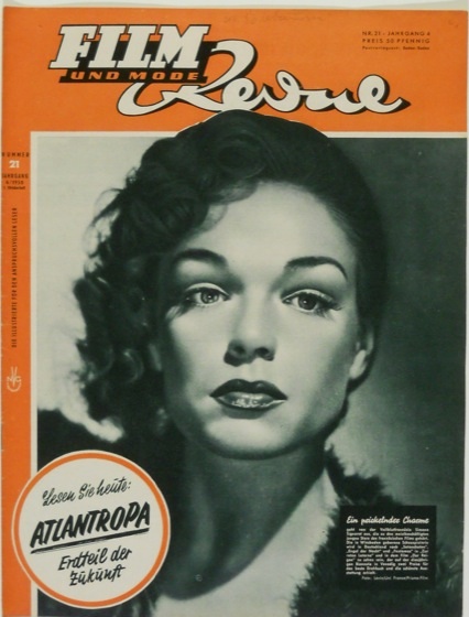 FILM REVUE magazine cover Issue 21  1950