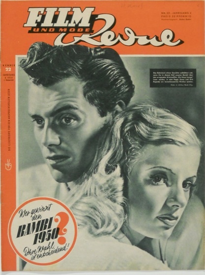 FILM REVUE magazine cover Issue 22  1950