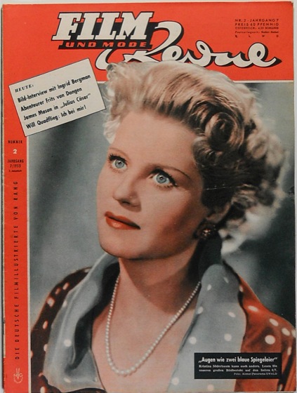 FILM REVUE magazine cover Issue 2  1953