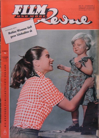 FILM REVUE magazine cover Issue 16  1953