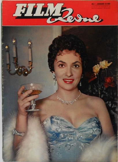 FILM REVUE magazine cover Issue 1  1956