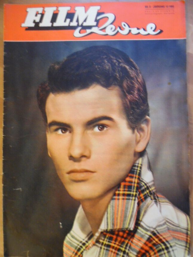FILM REVUE magazine cover Issue 6  1956