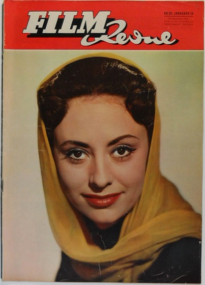 FILM REVUE magazine cover Issue 20  1956