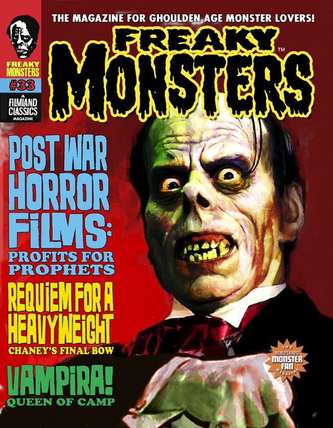 FREAKY MONSTERS magazine cover Issue 33   2021