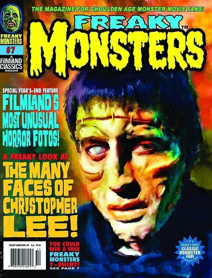 FREAKY MONSTERS magazine cover Issue 7 January 2012