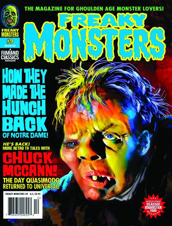 FREAKY MONSTERS magazine cover Issue 9 March 2012
