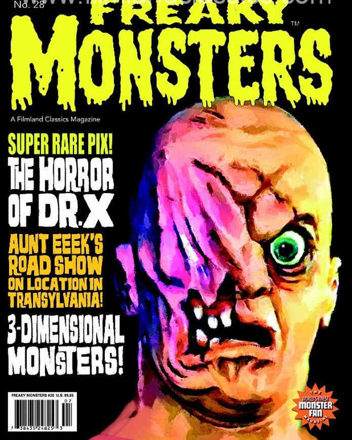 FREAKY MONSTERS magazine cover Issue 28   2018