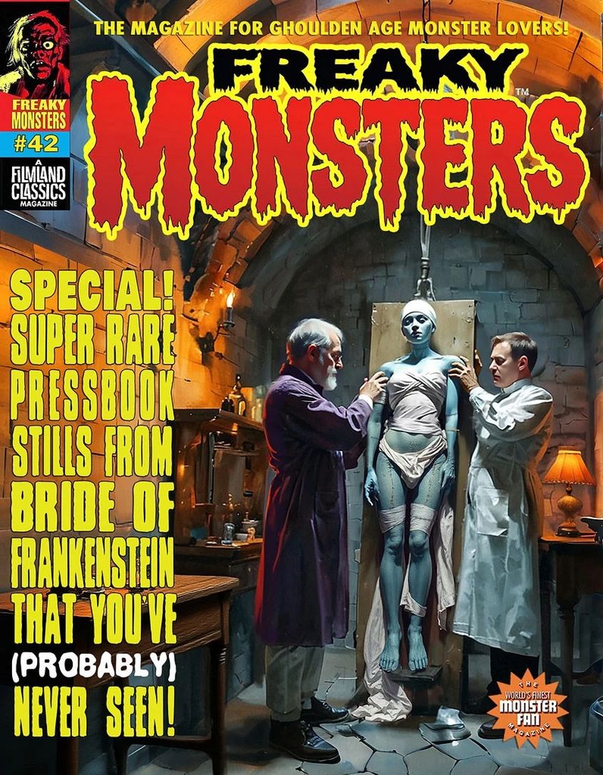 FREAKY MONSTERS magazine cover Issue 42   2025