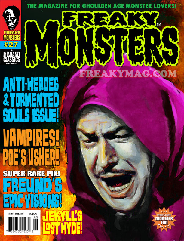 FREAKY MONSTERS magazine cover Issue 27  2017