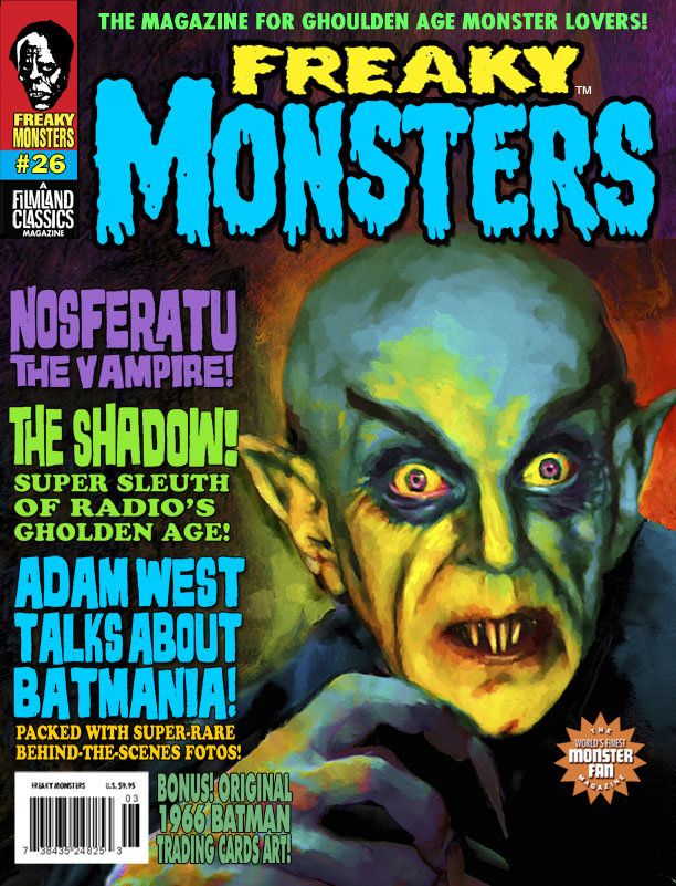 FREAKY MONSTERS magazine cover Issue 26  2016