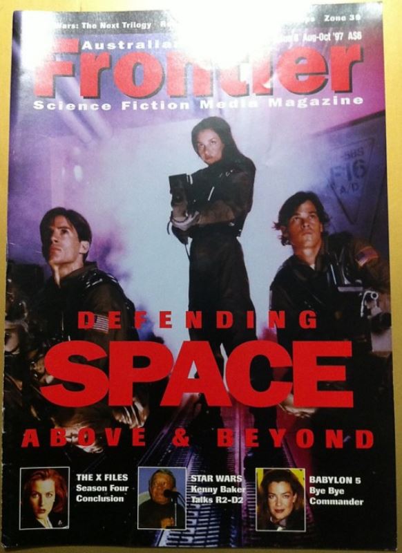 FRONTIER magazine cover Issue 8 August/September/October 1997
