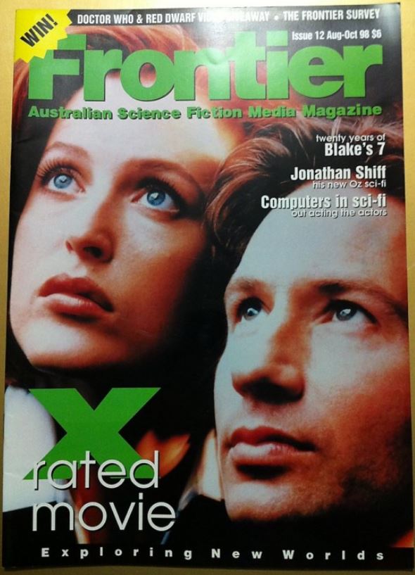 FRONTIER magazine cover Issue 12 August/September/October 1998
