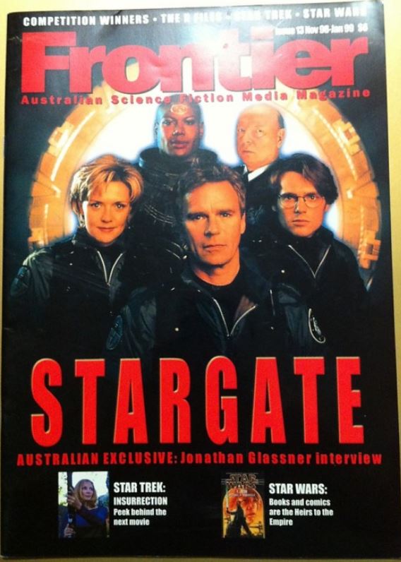 FRONTIER magazine cover Issue 13 November/December 1998