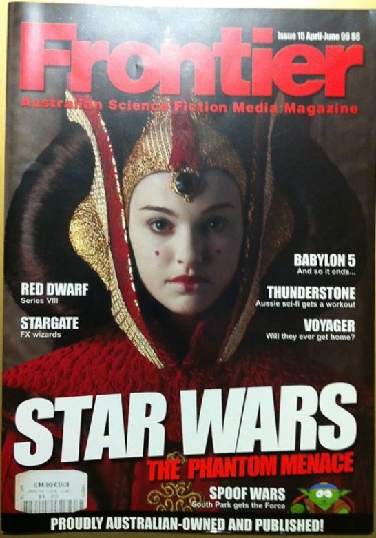 FRONTIER magazine cover Issue 15 April/May/June 1999