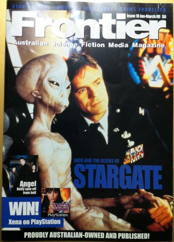FRONTIER magazine cover Issue 18 January/February/March 2000