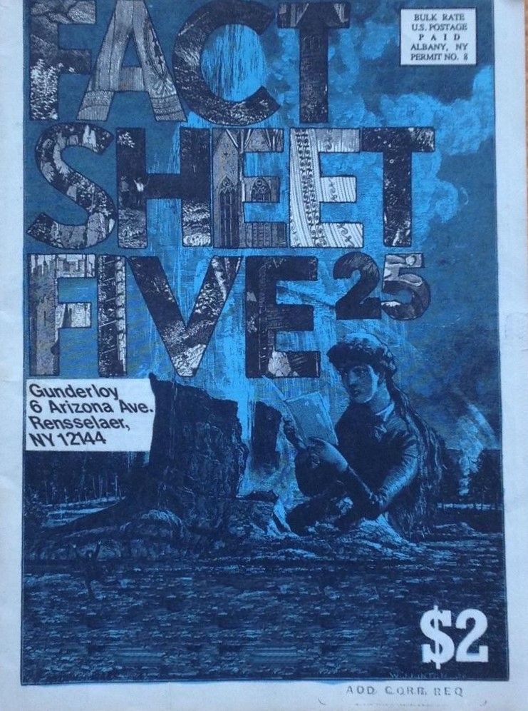 FACTSHEET 5 magazine cover Issue 25   1987
