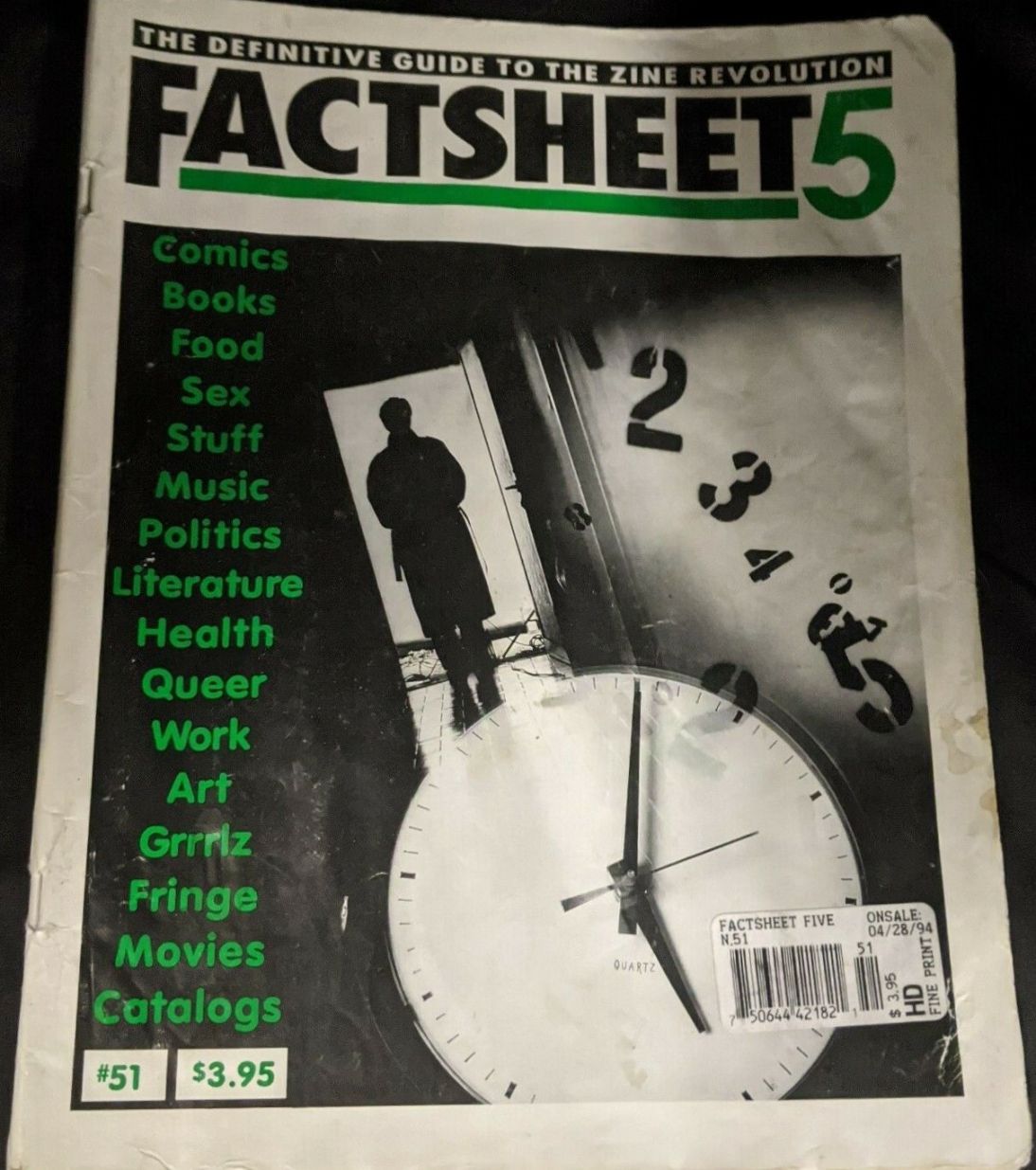 FACTSHEET 5 magazine cover Issue 51   1994