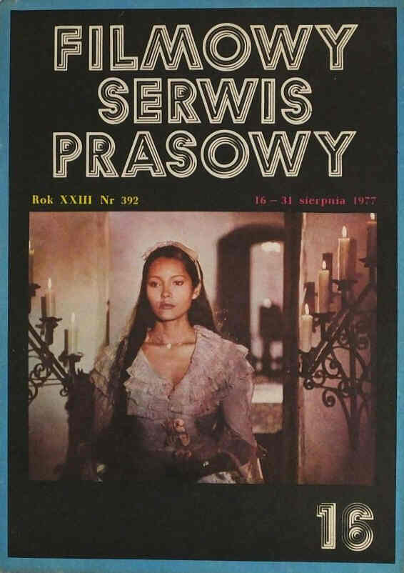 FILMOWY SERWIS PRASOWY magazine cover Issue 392 16 August 1977