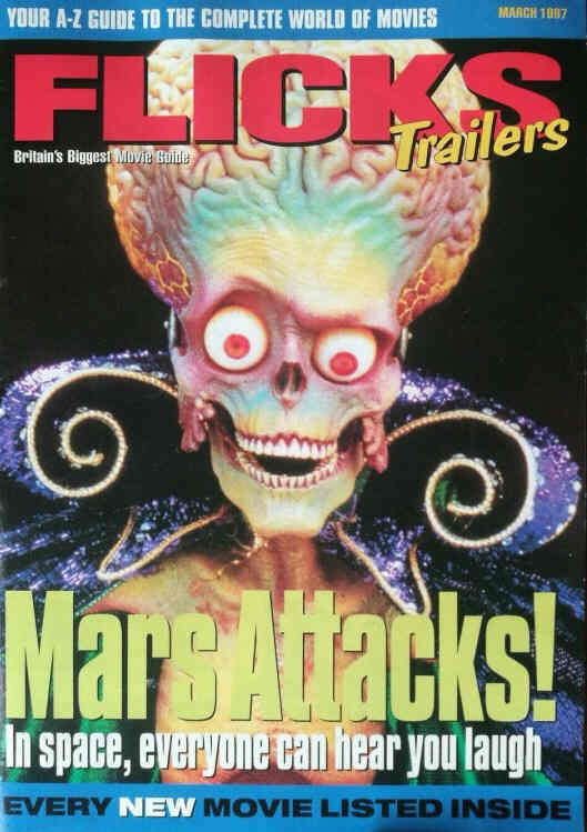 FLICKS TRAILERS magazine cover  March 1997