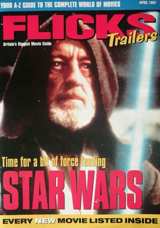 FLICKS TRAILERS magazine cover  April 1997