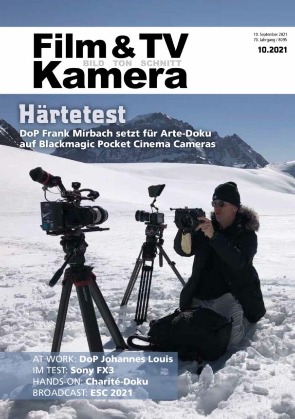 FILM TV KAMERAMANN magazine side cover  October 2021