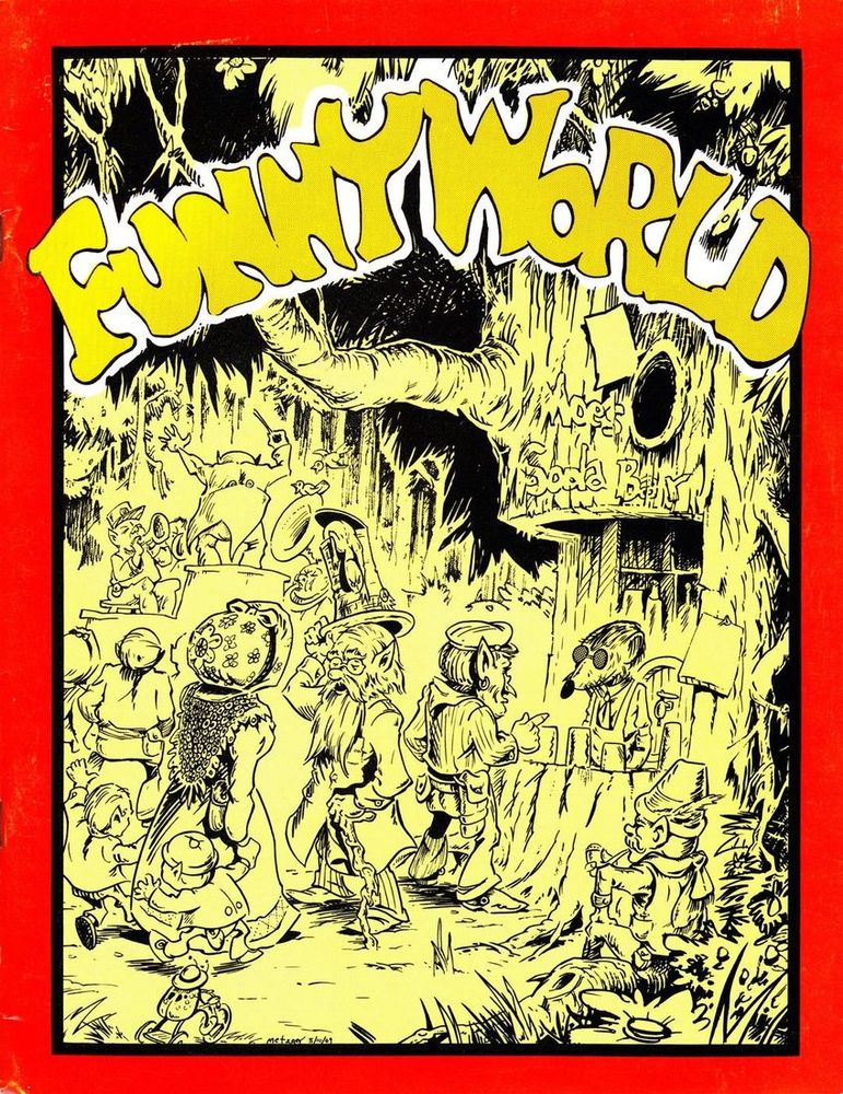 FUNNYWORLD magazine cover Issue 12 June 1970