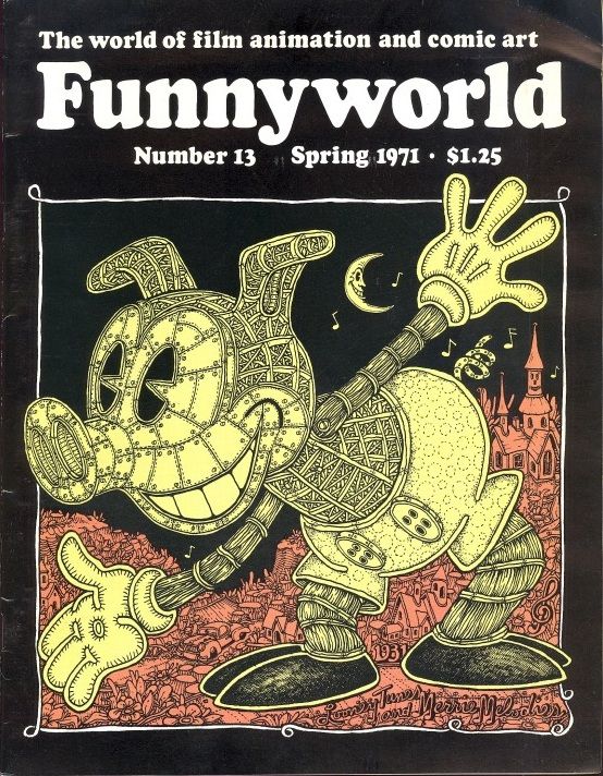 FUNNYWORLD magazine cover Issue 13 March/Spring 1971