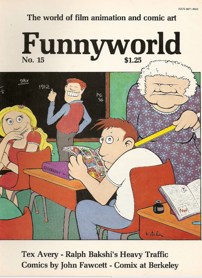 FUNNYWORLD magazine cover Issue 15 September 1973