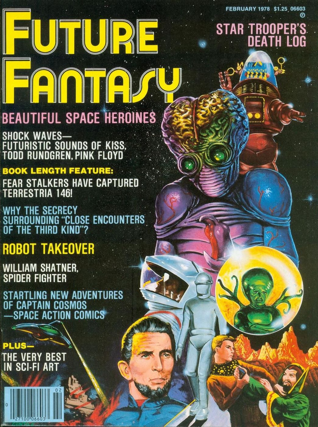 FUTURE FANTASY magazine cover Issue 1  February 1978