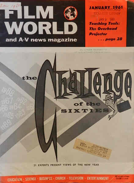 FILM NEWS (AV) magazine cover January 1961