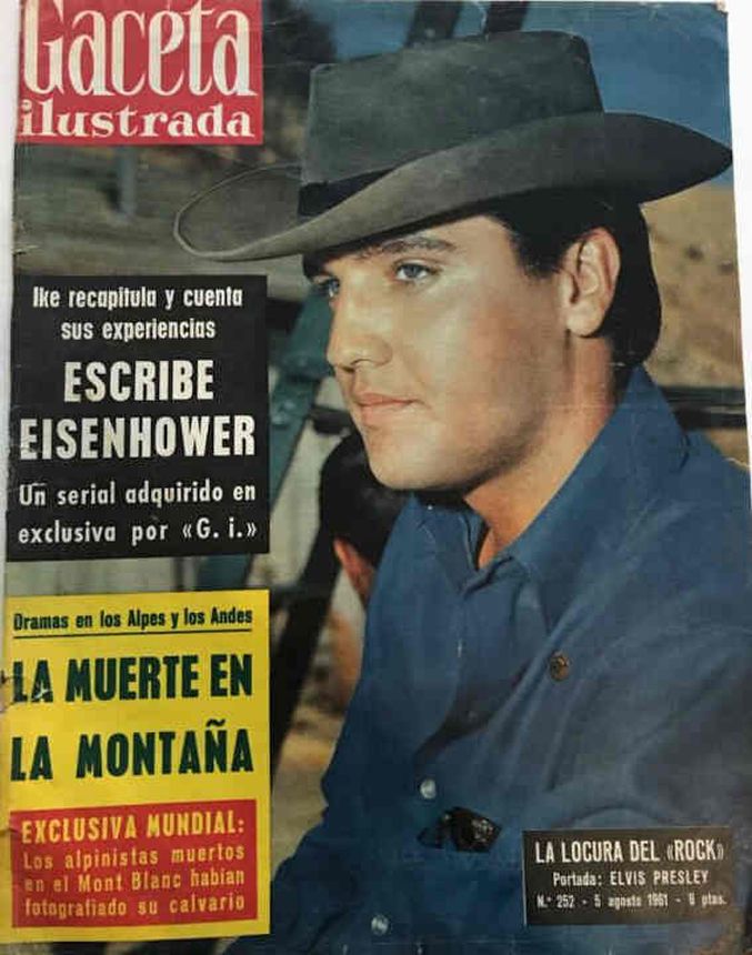 GACETA ILUSTRADA magazine side cover Issue 252 5 August 1961