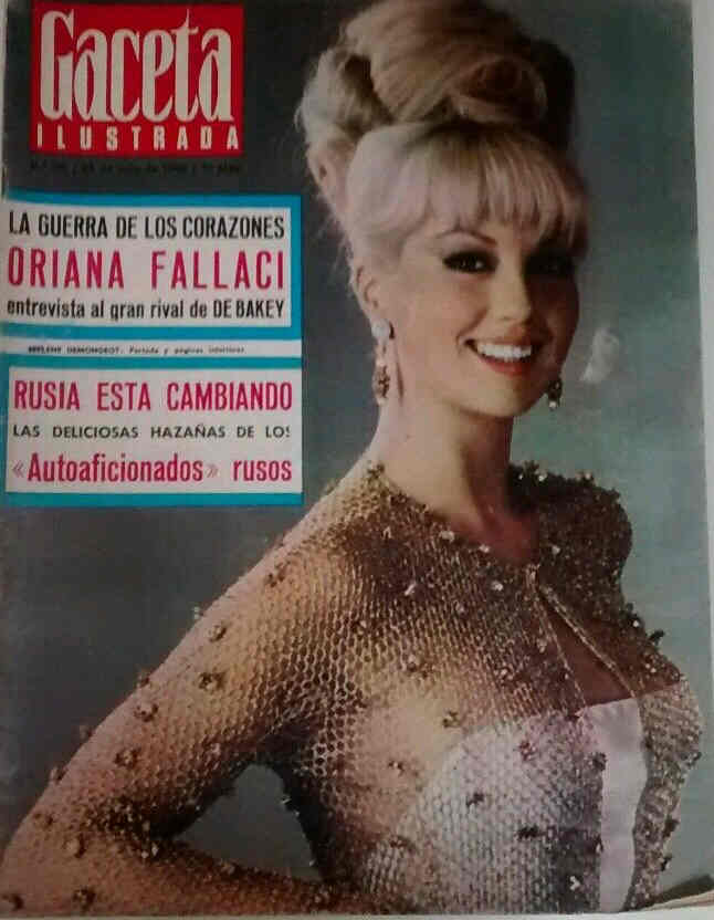 GACETA ILUSTRADA magazine side cover Issue 511 27 August 1966