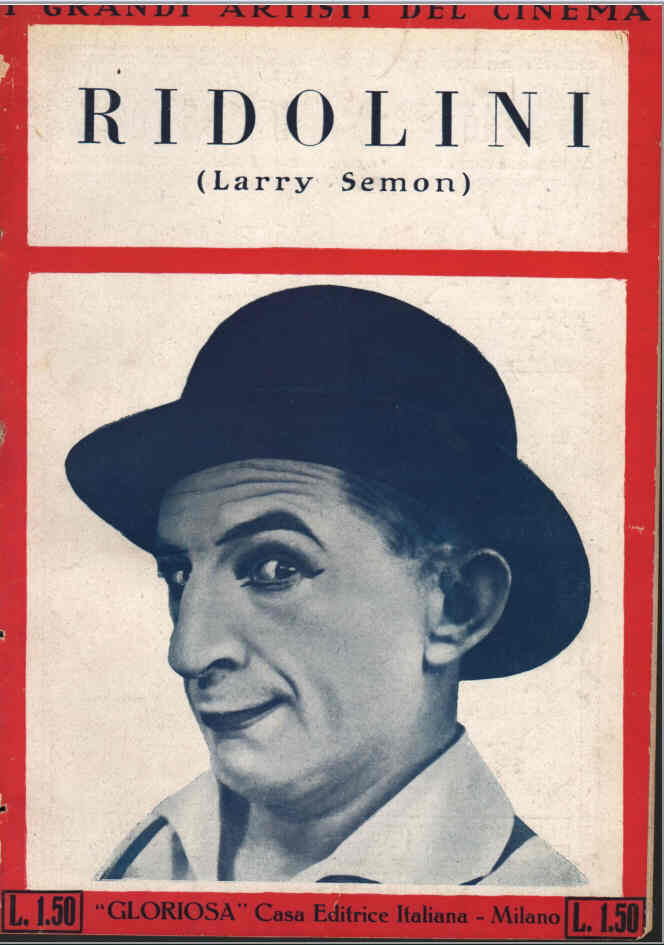 I GRANDI ARTISTI DEL CINEMA magazine side cover Issue 1  