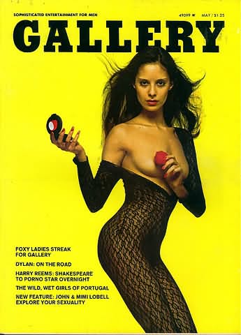 GALLERY magazine side cover  May 1974