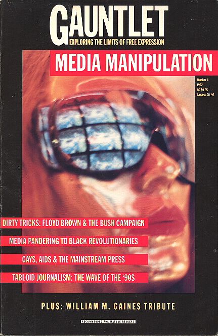 GAUNTLET magazine side cover Issue 4  1993