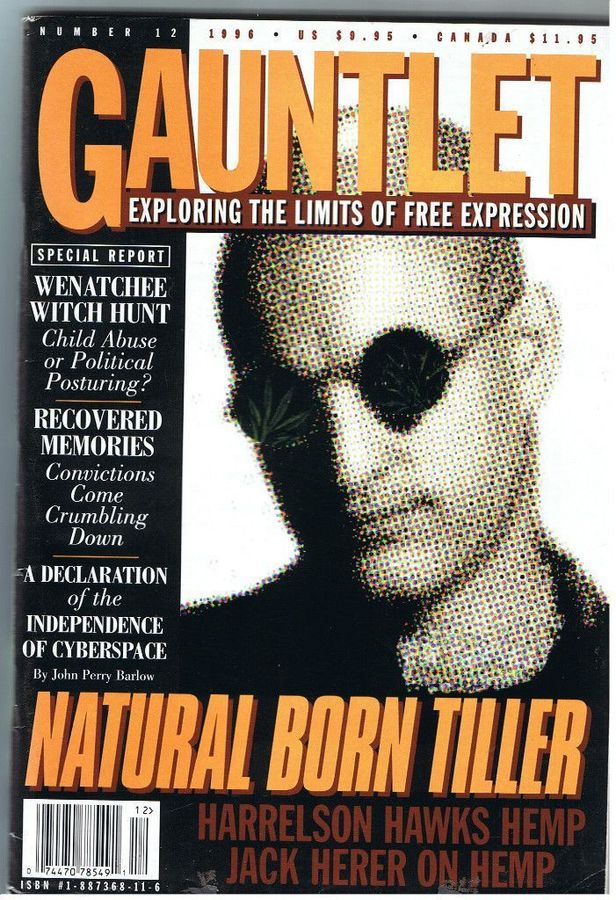 GAUNTLET magazine side cover Issue 12  1997