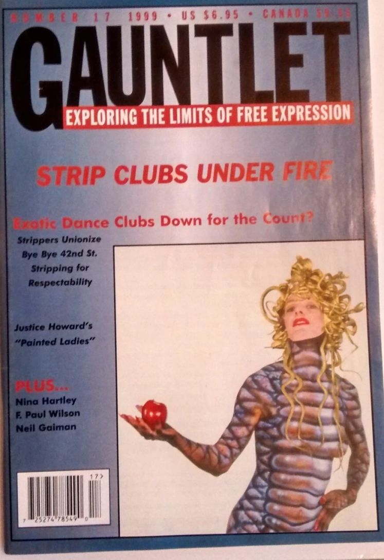 GAUNTLET magazine side cover Issue 17  1999
