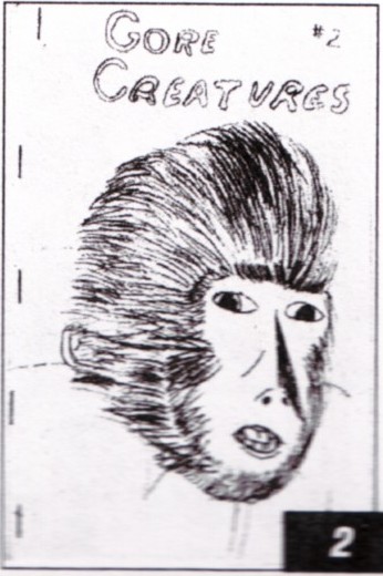 GORE CREATURES magazine cover Issue 2  1963